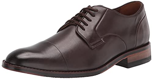 Bostonian Men's Treymore Cap Oxford, Dark Brown Leather,11